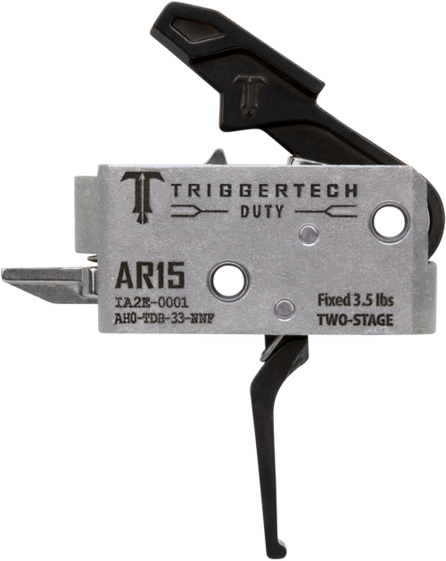 TriggerTech AH0TDB33NNF Duty  Flat Trigger Two-Stage 3.50 lbs Draw Weight Fits AR-15