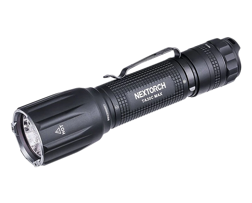 Nextorch   Tactical Flashlight Black 3000 Lumens 390 Meters Beam Distance
