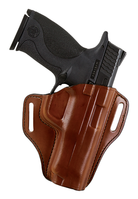 Bianchi 25032 57 Remedy  OWB Size 22A Tan Leather Belt Slide Fits Ruger LCR Right Hand