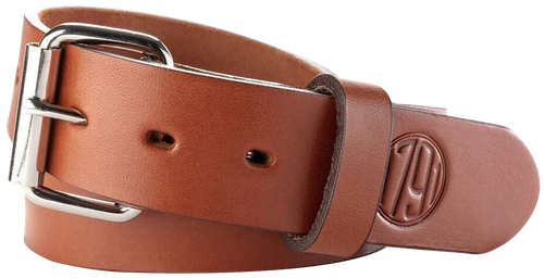 1791 Gunleather BLT014448CBRA 01  Gun Belt Classic Brown Leather 44/48 1.50" Wide Buckle Closure
