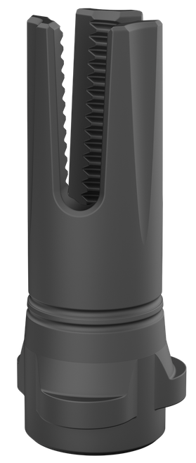 Breek Arms BRK4315 Scorch 3-Prong Flash Hider Black Nitride Steel 1/2"x28 Threads 223 Cal/5.56mm Compatible w/ Breek-LOK 3QD