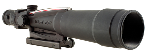 Trijicon 100175 ACOG  Black Hardcoat Anodized 5.5x50mm Illuminated Red Chevron .308/7.62 BDC Reticle