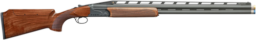 Rizzini USA 26011232 BR110 Sporter IPS Over/Under 12 Gauge 2rd 32" Chrome Lined XL Back Bored, Adj. Vent Rib, Matte Gray Barrel/Rec, Grade II Turkish Walnut Stock w/Adj Comb, 5 Ext. Chokes