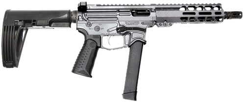 Battle Arms Development XIPHOS004 Xiphos  9mm Luger 30+1 8.50" Black Barrel, M-LOK Handguards, Combat Gray Aluminum Picatinny Rail Receiver  Black Synthetic Adjustable Stock, Adj Black Grips