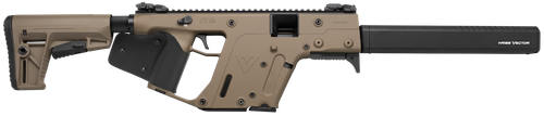Kriss USA KV90CFD22 Vector CRB Gen2 *CA Compliant 9mm Luger 10+1 16" Black Steel Barrel, Flat Dark Earth Cerakote Polymer Receiver, Flat Dark Earth Synthetic Stock, Black California Paddle Grip