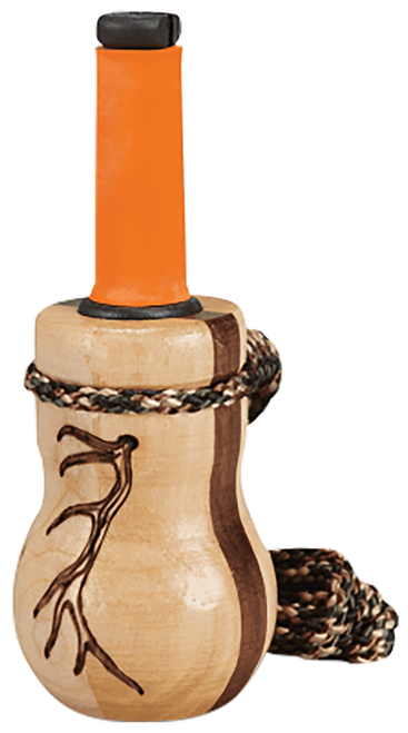 Wayne Carlton's Calls HSWCC70167 Lil' Heifer Cow Call Calf/Cow Sounds Walnut/Maple Wood Barrel