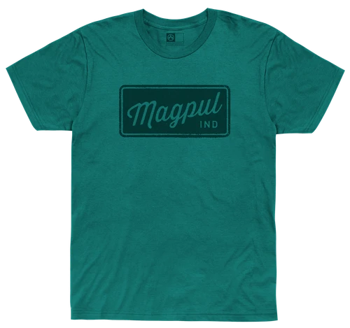 Magpul MAG1116-462  Rover Block Teal Cotton/Polyester Short Sleeve Large