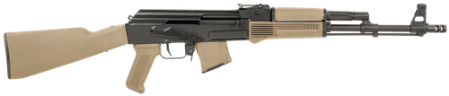 Arsenal SAM7R-62FDEM SAM7R  7.62x39mm 10+1 16.25" Black Chrome Lined Steel Barrel, Black Steel Receiver, Fixed Flat Dark Earth Synthetic Stock & Polymer Grip