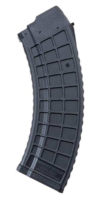 Xtech Tacitcal XTT1152BLKMAG47 Gen2  30rd Waffle 7.62X39 Fits AK-47 Black Stainless Steel