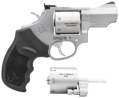Taurus 2-692029 692  Medium Frame 357 Mag/38 Special +P/9mm 7 Shot 2.50" Matte Stainless Cylinder/Frame/Barrel Transfer Bar Safety