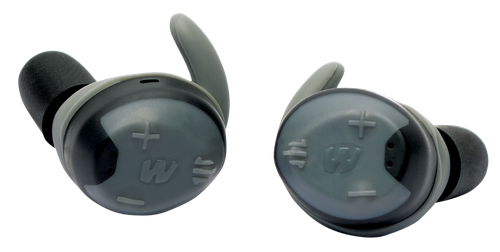 Walker's GWPSLCRRC2 Silencer 2.0 R600 26 dB In The Ear Gray Polymer