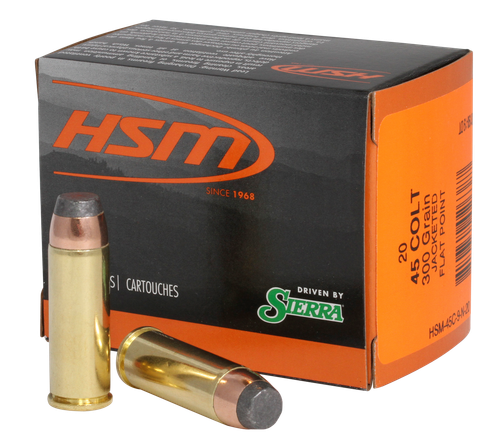 HSM 45C9N20 Pro Pistol  45 Colt 300 gr Jacketed Soft Point 20 Per Box/ 20 Case