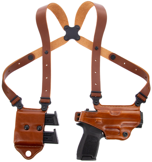 Galco MCII870 Miami Classic II Shoulder System Tan Full Grain Leather