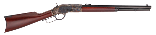 Taylors & Company 550172DE 1873 Taylor Tuned 45 Colt (LC) 10+1 20" Walnut Fixed Pistol Grip Stock Color Case Hardened Right Hand