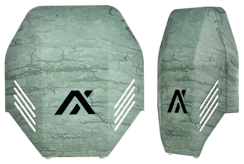 Axil LLC MXPLTG MX Plate  Polymer Over the Head Slate Green