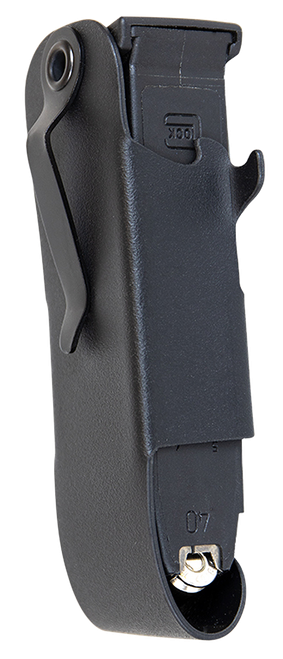 1791 Gunleather TACSNAG105R Snagmag  Single Black Leather Belt Clip Compatible w/Glock 17/22/33 Right Hand