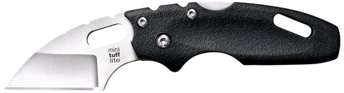 Cold Steel CS20MT Tuff Lite  Mini 2" Folding Sheepsfoot Plain 4034 SS Blade, 3" Black Griv-Ex Handle, Includes Pocket Clip