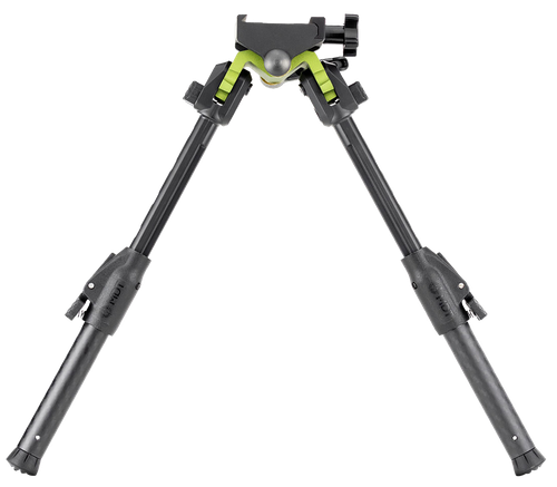 Mdt Sporting Goods Inc 105560GRN GRND-POD  Green/Black 4.50"-9" Carbon Fiber/Aluminum, Adj. Throw Lever, 4 Leg Postitions, Fits Picatinny Rail
