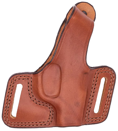 Bianchi 16862 Black Widow  OWB Size 15 Tan Leather Belt Slide Compatible w/Glock 20/21/29/30/37.
