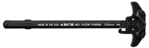 BCM GFHMK2MEDAMBI Ambidextrous MK2 Charging Handle Compatible w/ Mil-Spec AR-15 Black 7075 T-6 Aluminum