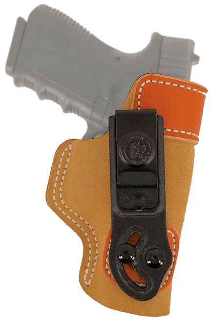 DeSantis Gunhide 106NAI4Z0 Sof-Tuck  IWB Brown Suede Belt Clip Fits S&W M&P Shield 9/40 Right Hand