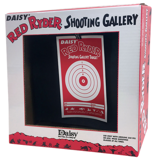 Daisy 993164-302 Red Ryder Shooting Gallery Hanging Paper Airgun Red/White