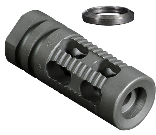 Yankee Hill 285M2 Phantom Comp/Brake with Smooth End, 1/2"-28 tpi Threads 2.25" OAL for 5.56mm