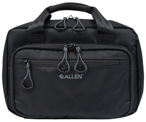 Allen 3639 Double Pistol Bag Black Nylon Holds 2 Handguns