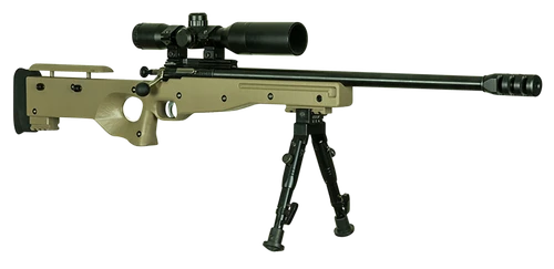 Crickett KSA2157 Precision Complete Package 22 Mag 1rd 16.12" Blued Flat Dark Earth Fixed Thumbhole Stock Right Hand (Youth)