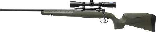 Savage Arms 32184 Axis 2 XP Combo Full Size 243 Win 4+1 22" Black Sporter Barrel, Black Carbon Steel Receiver Drilled & Tapped, OD Green Fixed Synthetic Stock, Weaver 3-9x40mm Scope, Left Hand
