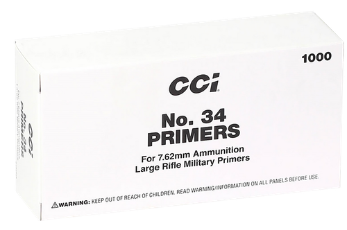 CCI 2 Mil-Spec No. 34 7.62mm Rifle 1000/Box