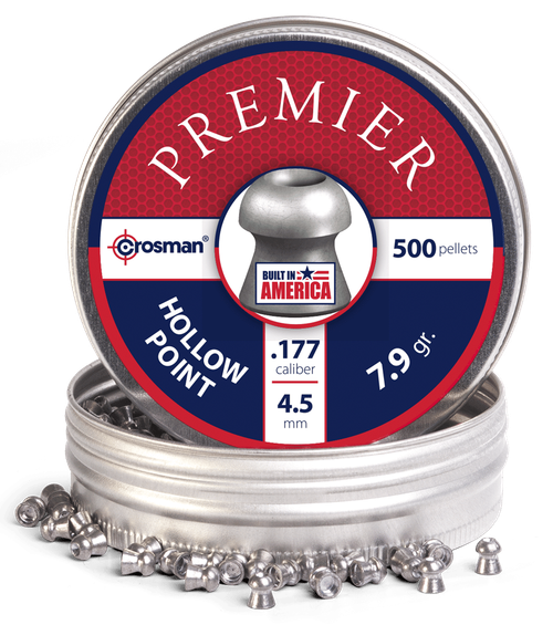 Crosman LHP77 Premier Hollow Point 177 Lead Hollow Point 500/Tin