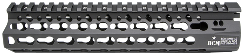 BCM KMRA9556BK KMR Alpha Handguard 9" Keymod Style Made of Aluminum with Black Anodized Finish for AR-15