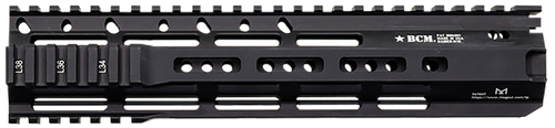 BCM RAIDERM10556BL RAIDER-M13 Rail  Black Anodized 10.00" M-LOK Free-Floating Style Made of Aluminum for AR-Platform