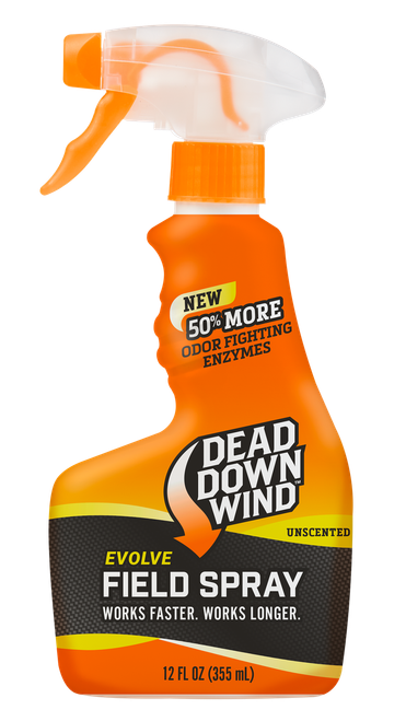 Dead Down Wind 131218 Evolve Field Spray  Odor Eliminator Unscented Scent 12 oz Trigger Spray