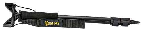 Hunters Specialties 00611 Shooter's Stick  Monopod made of Aluminum with Black Finish, 17-36" Vertical Adjustment, Contoured Gun Rest, Wrist Strap & Quick-Release Leg Locks