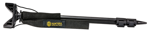 Hunters Specialties 00611 Shooter's Stick  Monopod made of Aluminum with Black Finish, 17-36" Vertical Adjustment, Contoured Gun Rest, Wrist Strap & Quick-Release Leg Locks