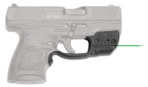Crimson Trace 0158101 Laserguard  Fits Walther PPS M2, Green Laser Black Polymer