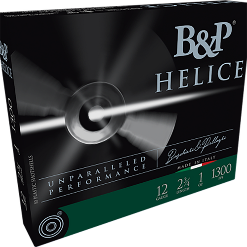 B&P Ammunition 12B1FE75 Helice Electro 12Gauge 2.75" 1oz 7.5Shot 10 Per Box/10 Case