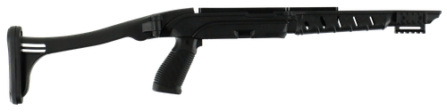 ProMag PM278 Tactical Folding Stock  Black Synthetic with Pistol Grip for Remington 597