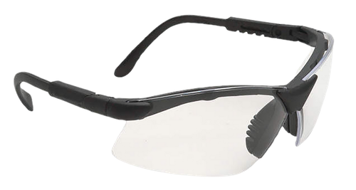 Radians RV0110CS Revelation Shooting Glasses Adult Clear Lens Anti-Fog Black Frame