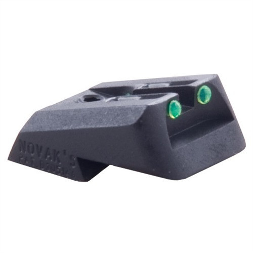 FIBER OPTIC LO-MOUNT REAR SIGHT, GREEN, FITS COLT 1911