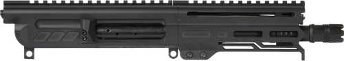 CMMG 30B0E67AB Dissent MK4 300 Blackout 6.50", Left Side Charging Handle, Armor Black, Zeroed Linear Comp, 4.60" M-LOK Handguard, Picatinny End Plate, Fits AR-Platform