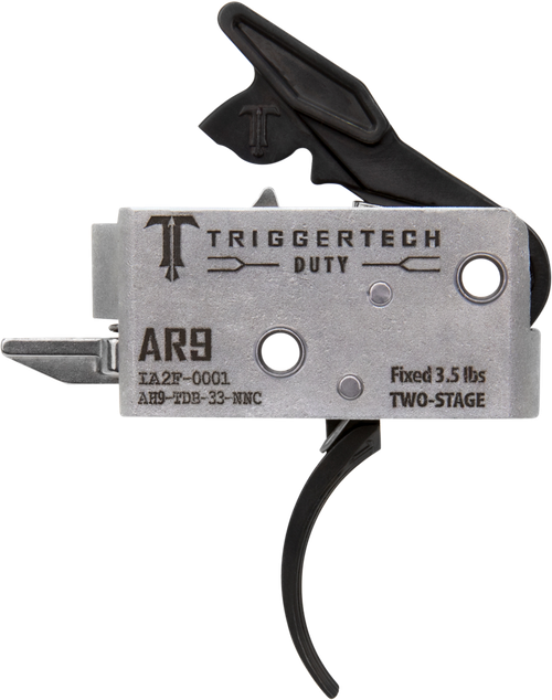 TriggerTech AH9TDB33NNC Duty  Curved Trigger Two-Stage 3.50 lbs Draw Weight Fits AR-9
