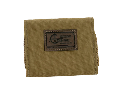 Cole-tac HW1002 Hunter Ammo Wallet Coyote Brown Cordura Capacity 10rd