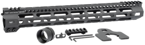 Midwest Industries MICRLW15 Combat Lightweight AR-15 Black Hardcoat Anodized Aluminum/Polymer 15" Picatinny/M-LOK