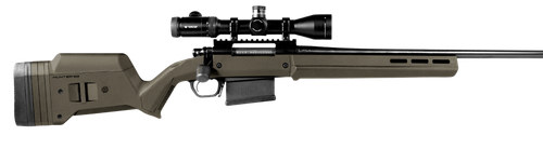 Magpul MAG483-ODG Hunter 700 Stock Fixed with Aluminum Bedding & Adjustable Comb OD Green Synthetic for Remington 700 LA