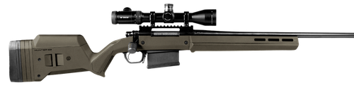 Magpul MAG483-ODG Hunter 700 Stock Fixed with Aluminum Bedding & Adjustable Comb OD Green Synthetic for Remington 700 LA