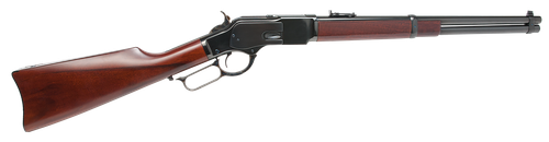 Cimarron CA2057AS1 1873 US Marshal Indian Territory Carbine 357 Mag 9+1 18.50" Blued Round Barrel, Fixed Walnut Stock