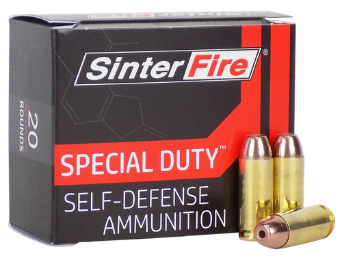SinterFire Inc SF10125SD Special Duty (SD)  10mmAuto 125gr Lead Free Frangible Hollow Point 20 Per Box/10 Case